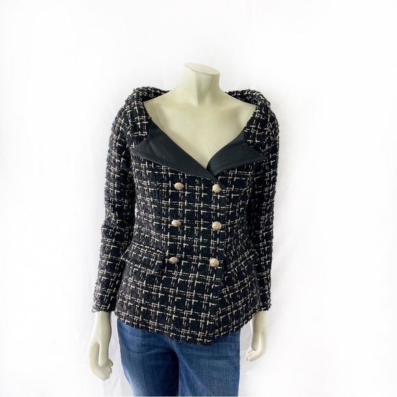 Faith Connexion Sailor Tweed Jacket Size 40 - Picture 2 of 11